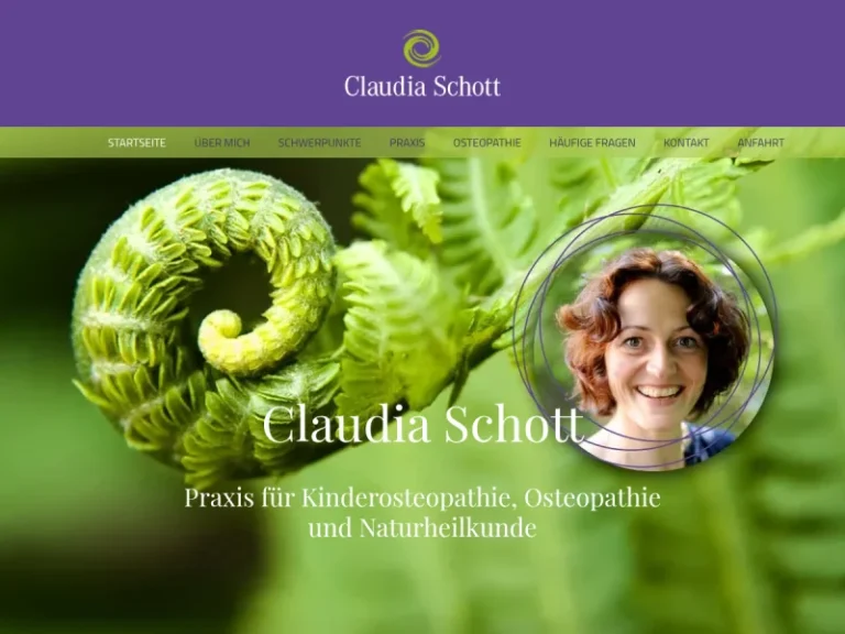 Osteopathie Claudia Schott - Knochensetzer in Nürnberg