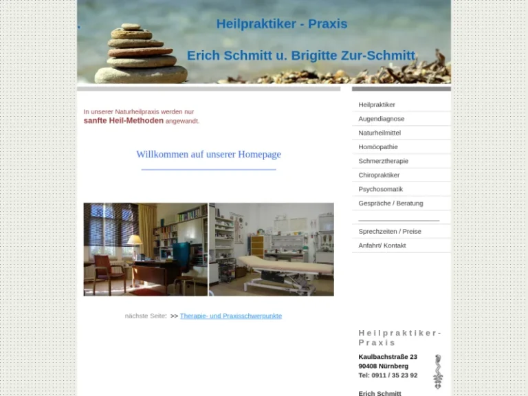Erich Schmitt - Homöopath in Nürnberg