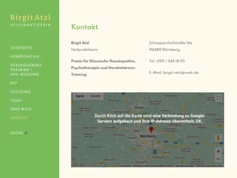 Frau Birgit Atzl - Alternativmediziner in Nürnberg