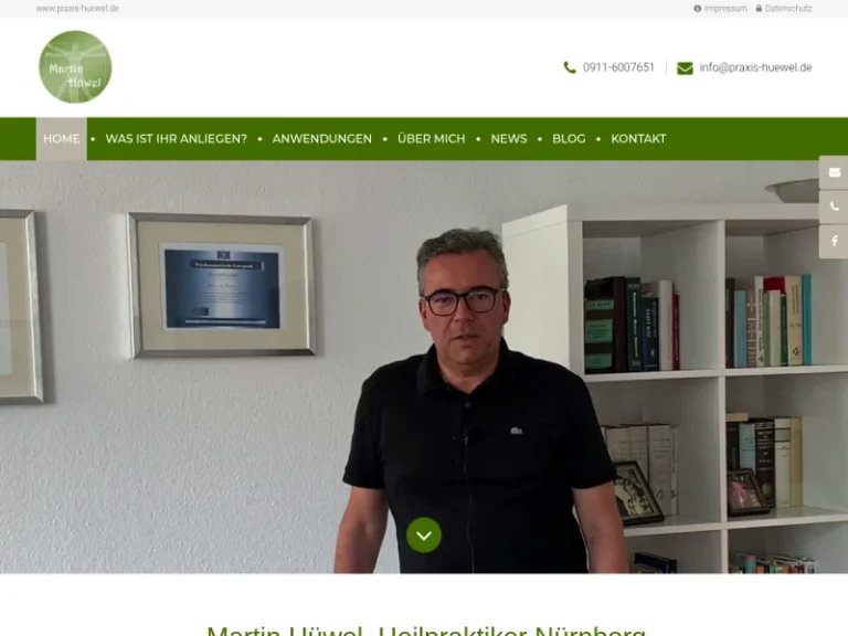 Heilpraktiker & Homöopath Nürnberg – Gesundheitspraxis im Nürbanum Martin Hüwel - Alternativmediziner in Nürnberg