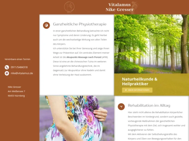 Vitalamus | Physiotherapie – Naturheilkunde – Heilpraktiker - Alternativmediziner in Nürnberg
