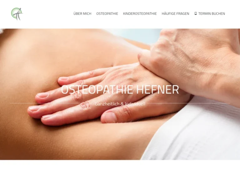 Praxis für Osteopathie Christopher Hefner - Osteopath in Nürnberg