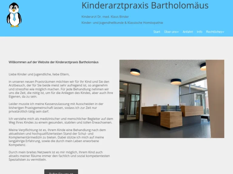 Kinderarztpraxis Bartholomäus – Dr. med. Klaus Binder - Homöopath in Nürnberg