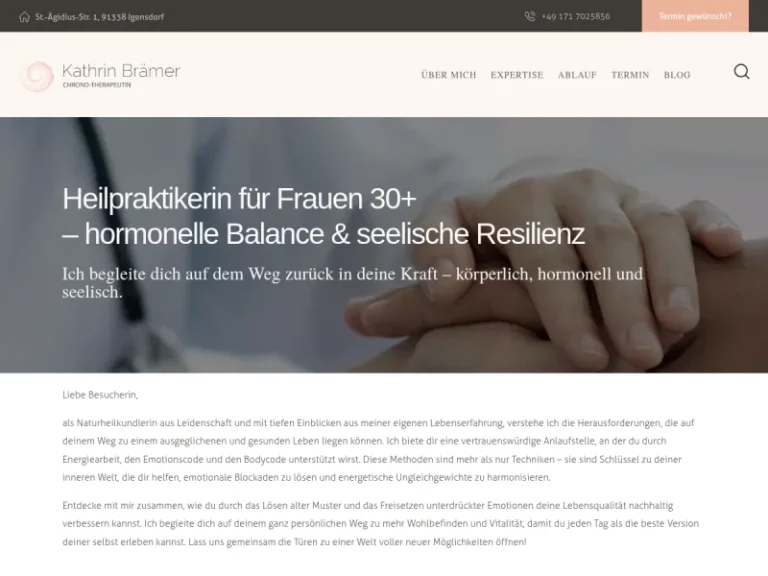 Kathrin Brämer, Heilpraktiker - Alternativmediziner in Nürnberg