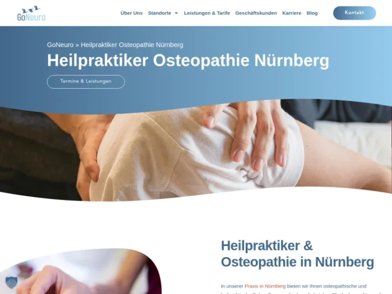 GoNeuro Therapie, Praxis für Ostheopathie & Naturheilkunde - Naturheilpraktiker in Nürnberg