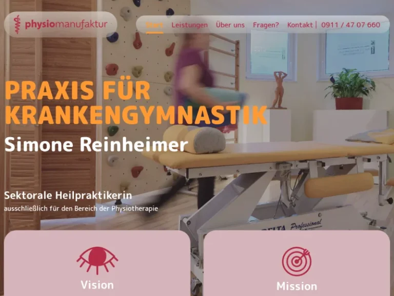 Physiomanufaktur – Praxis für Krankengymnastik Simone Reinheimer - Physiotherapeut in Nürnberg