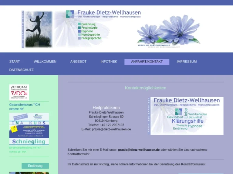 frauke dietz wellhausen heilpraktikerin - Ernährungsberater in Nürnberg