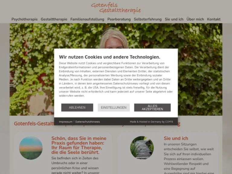 Gotenfels Gestalttherapie - Psychotherapeut/in in Nürnberg