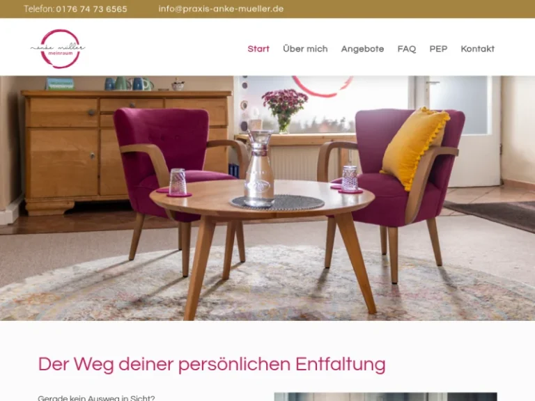 Anke Müller | Praxis für Psychotherapie, Coaching und Selbstwerttraining - PsychologischerBerater in Nürnberg