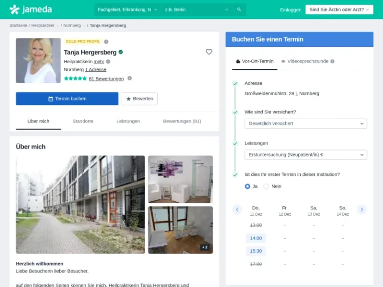Praxis für Präventivmedizin Tanja Hergersberg - Alternativmediziner in Nürnberg