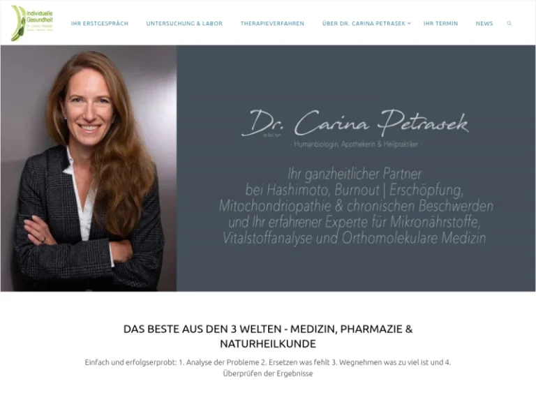 Individuelle Gesundheit Dr. Carina Petrasek - Gesundheitsberater in Nürnberg