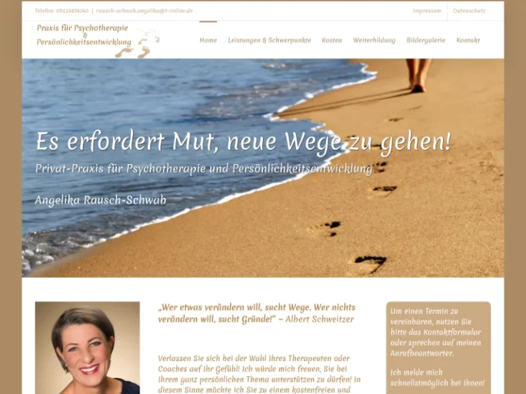 Praxis für Psychotherapie und Persönlichkeitsentwicklung - Psychotherapeut/in in Nürnberg