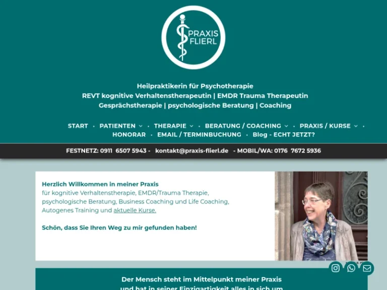 PRAXIS FLIERL Heilpraktikerin für Psychotherapie - Life Coach in Nürnberg