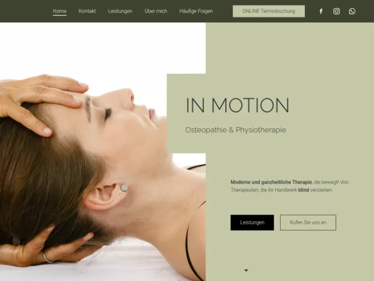 IN MOTION Osteopathie & Physiotherapie - Chiropraktiker in Nürnberg