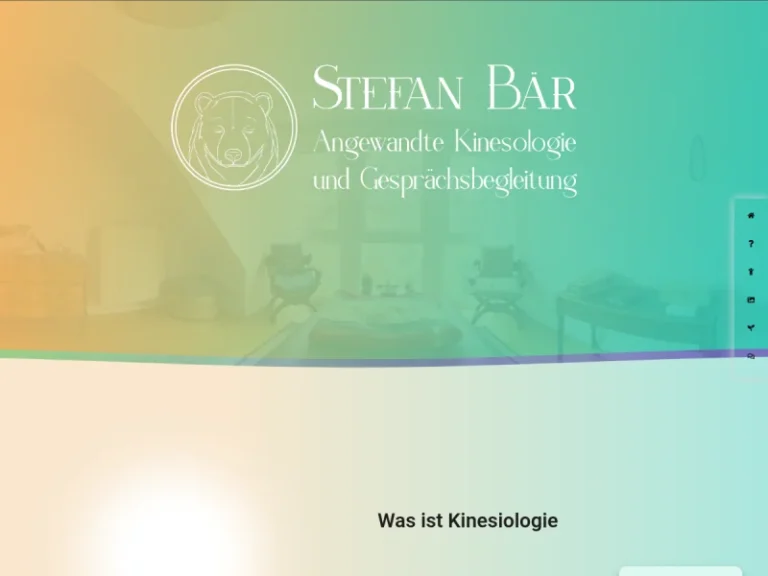 Stefan Bär – Angewandte Kinesiologie und Gesprächsbegleitung - Kinesiologe in Nürnberg
