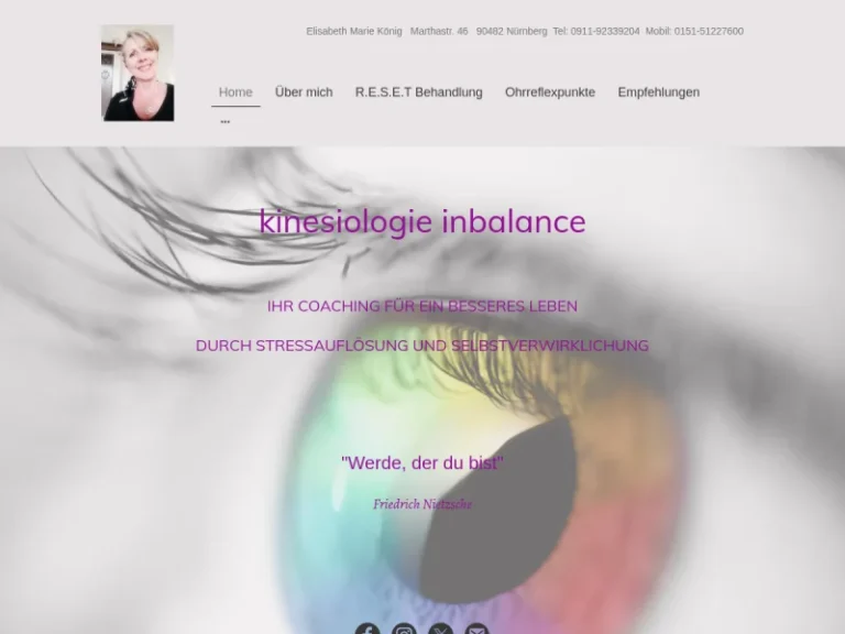 kinesiologie-inbalance Elisabeth Marie König - Kinesiologe in Nürnberg
