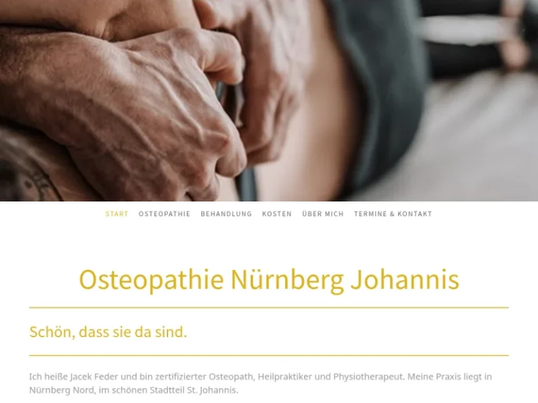 Praxis für Osteopathie Jacek Feder - Osteopath in Nürnberg