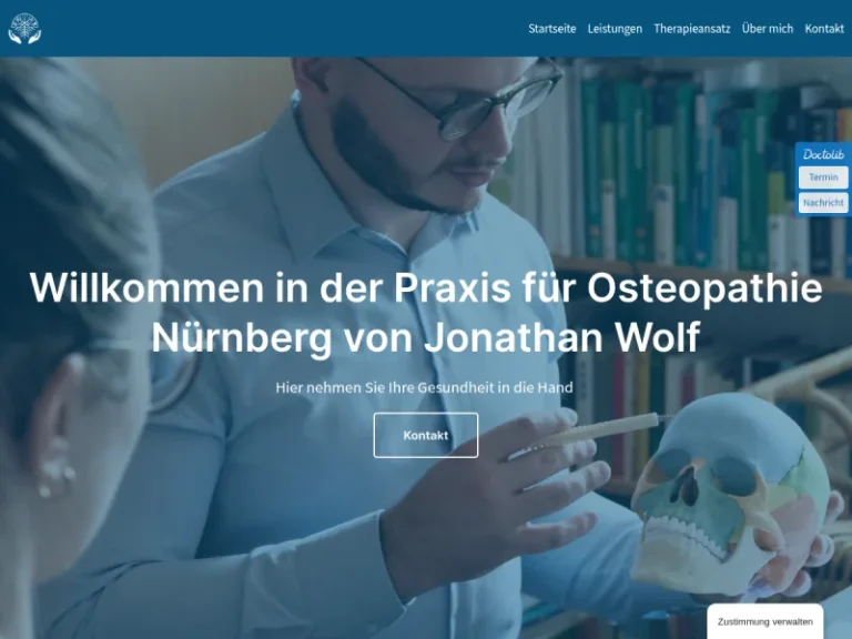 Praxis für Osteopathie Jonathan Wolf - Osteopath in Nürnberg