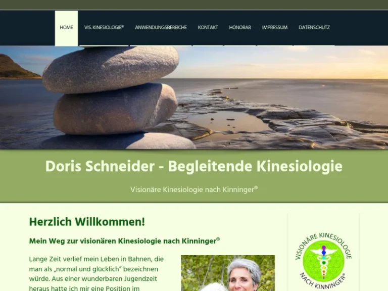 Doris Schneider – Visionäre Kinesiologie nach Kinninger - Berater in Nürnberg