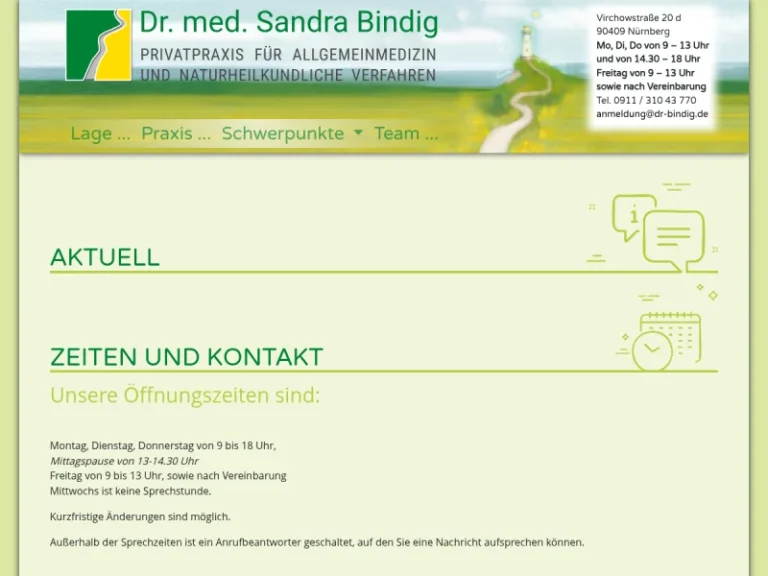 Dr. med. Sandra Bindig - Allgemeinmediziner in Nürnberg