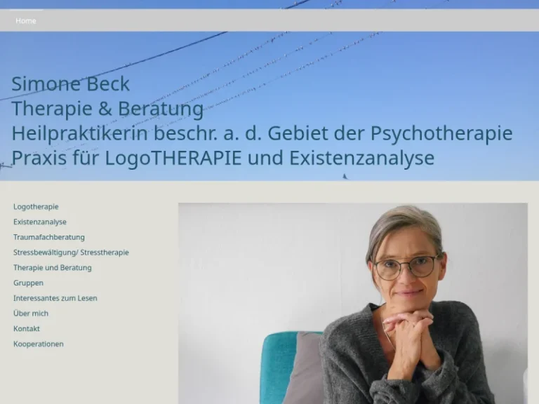 Simone Beck Heilpraktikerin beschr. a. d. Gebiet der Psychotherapie - Psychotherapeut/in in Nürnberg
