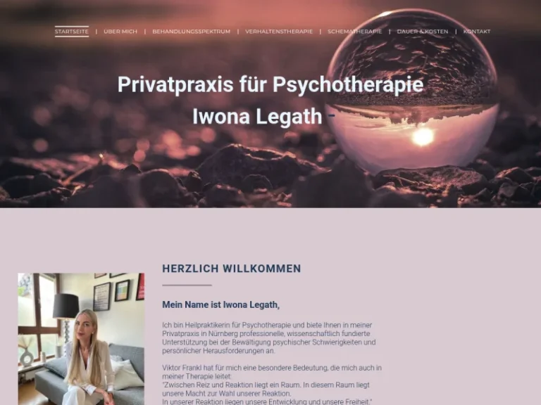 Privatpraxis für Psychotherapie – Legath - PsychologischerBerater in Nürnberg