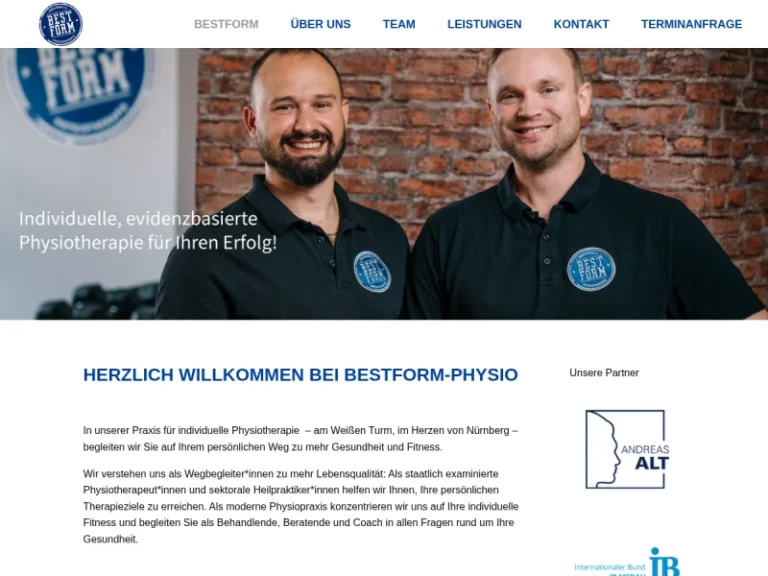 Bestform-Physiotherapie - Physiotherapeut in Nürnberg
