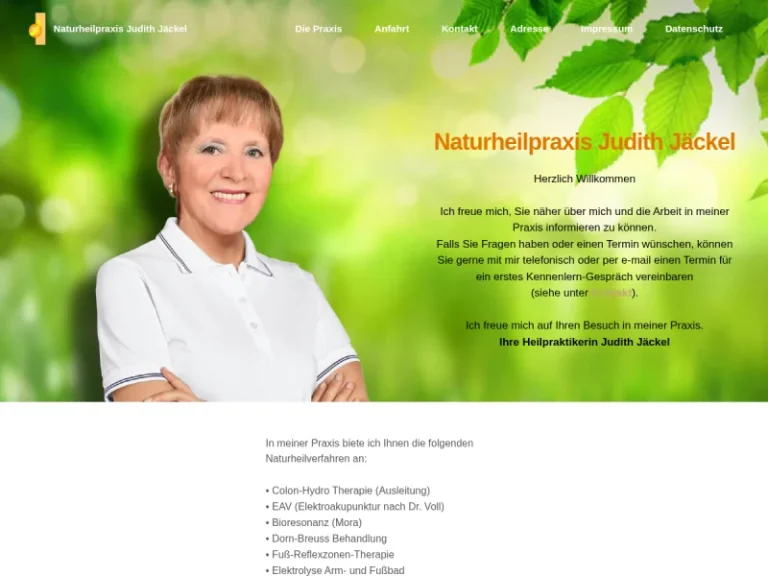 Naturheilpraxis Judith Jäckel - Alternativmediziner in Nürnberg