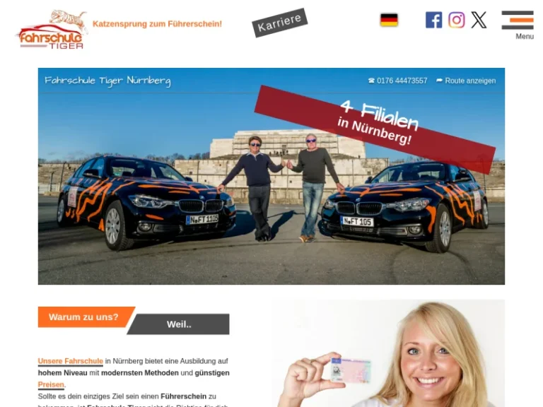 Fahrschule Tiger UG (haftungsbeschränkt) - Fahrschule in Nürnberg