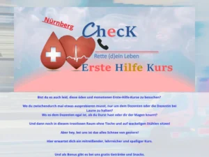 Check Erste Hilfe Kurse - Gesundheit und Sicherheit am Arbeitsplatz in Nürnberg