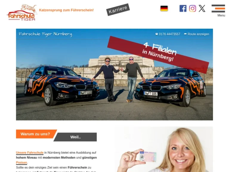 Fahrschule Tiger UG (haftungsbeschränkt) - Fahrschule in Nürnberg