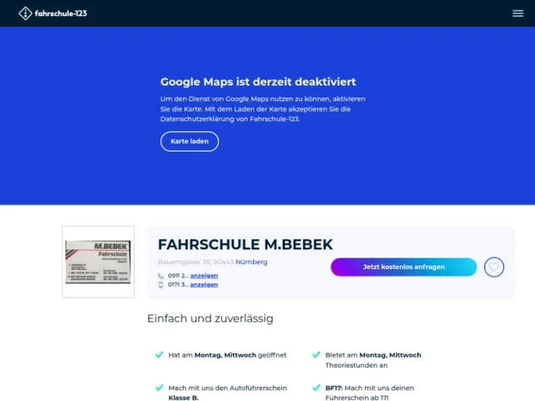 fahrschule M.Bebek - Fahrschule in Nürnberg