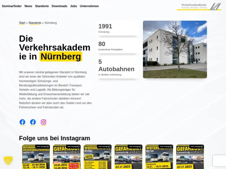 VA Verkehrsakademie Nürnberg GmbH - Bildungszentrum in Nürnberg