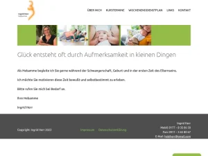 Ingrid Herr - Hebamme in Nürnberg