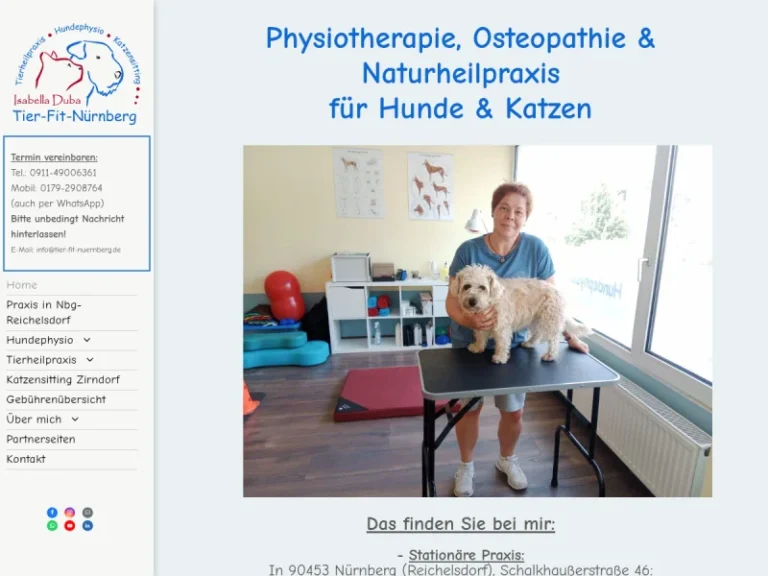 Hundephysiotherapie & Osteopathie / TIER-FIT-NUERNBERG - Naturheilpraktiker in Nürnberg
