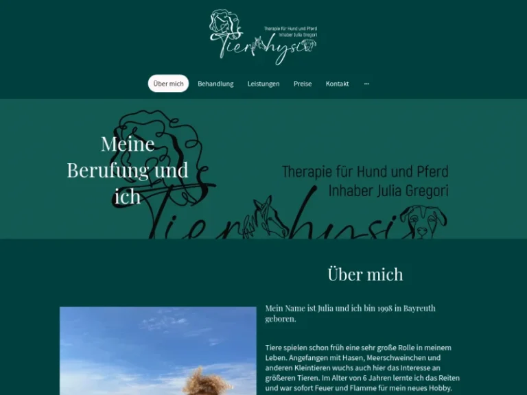 TierphysioHundPferd Julia Gregori - Physiotherapeut in Nürnberg