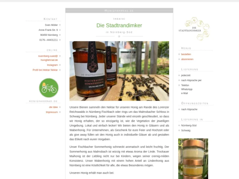 Die Stadtrandimker - Imkerei in Nürnberg