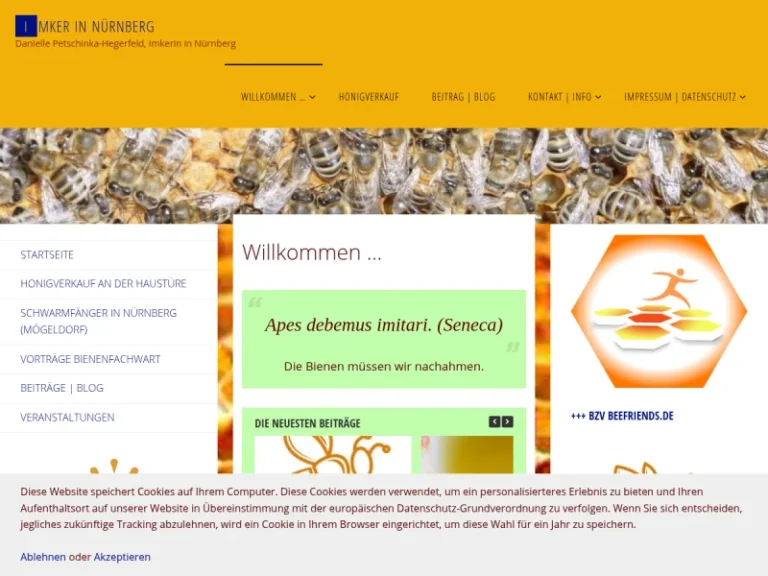 Danielle Petschinka-Hegerfeld - Imkerei in Nürnberg