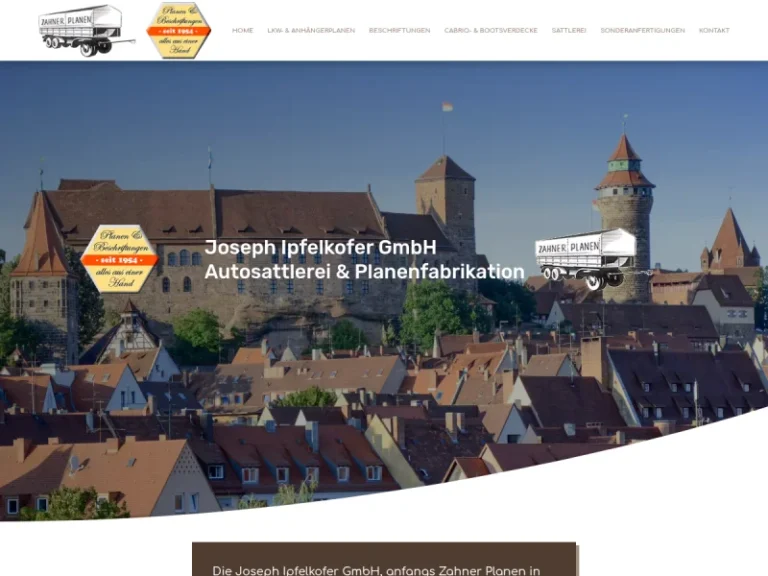 Joseph Ipfelkofer GmbH Autosattlerei und Planenfabrikationen - Autopolsterei in Nürnberg