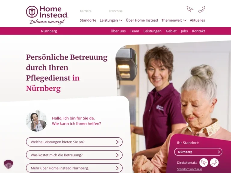 Home Instead Seniorenbetreuung Nürnberg - Dienst- und Hilfsorganisation für Menschen mit Behinderung in Nürnberg