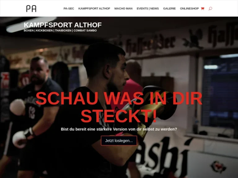 Kampfsport Peter Althof - Kampfsportschule in Nürnberg