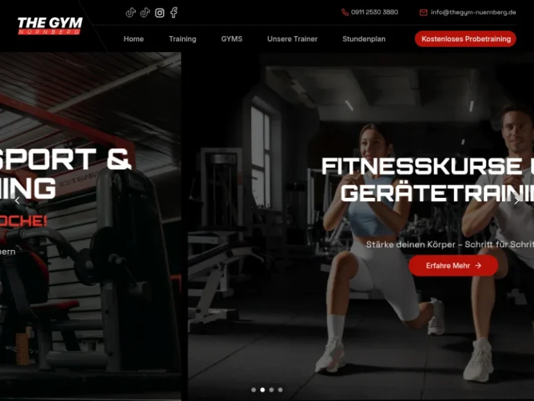 THE GYM NÜRNBERG „Central“ - Fitnessstudio in Nürnberg