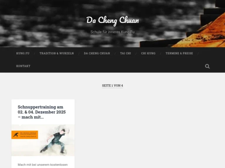 Da Cheng Chuan — Schule für inneres Kung Fu - Kampfsportschule in Nürnberg