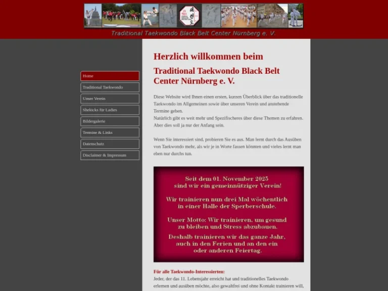 Traditional Taekwon-Do Black Belt Center Nürnberg - Fitnessprogramm in Nürnberg