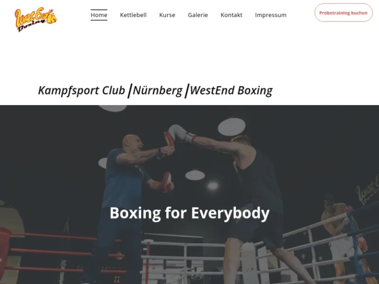 Westend Boxing - Boxclub in Nürnberg