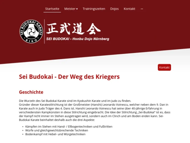 Sei Budokai – Honbu Dojo - Judoschule in Nürnberg