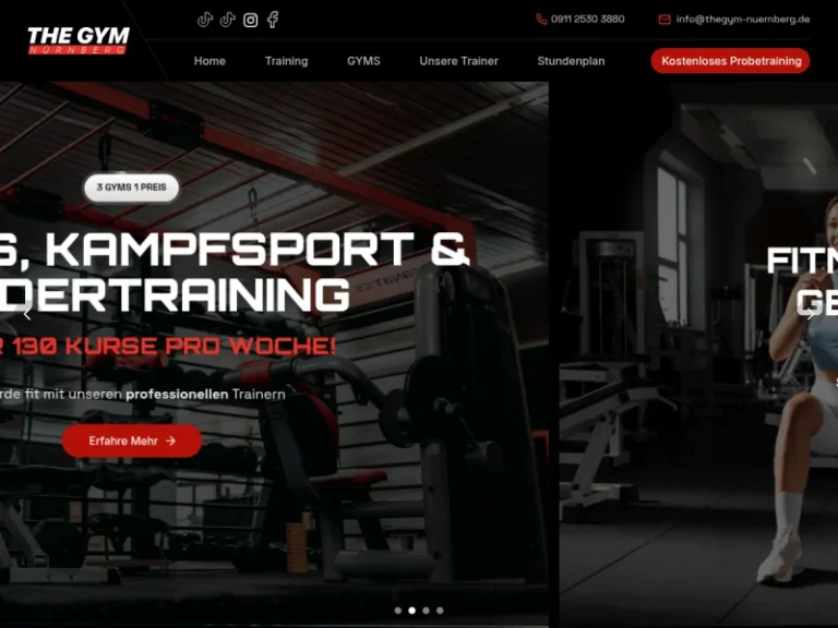 The Gym Nürnberg - Fitnessstudio in Nürnberg