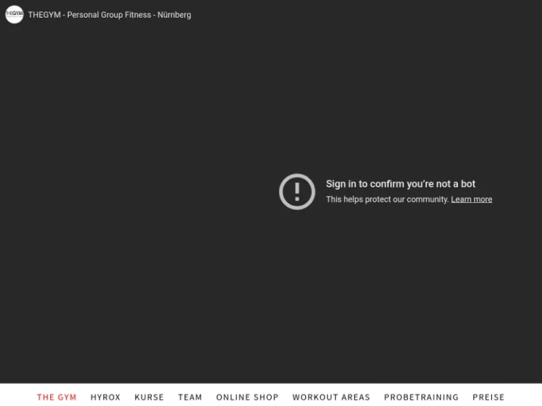 THE GYM - Fitnessprogramm in Nürnberg