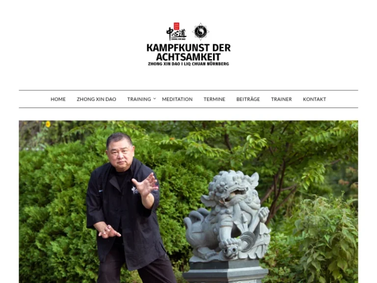 Kampfkunst der Achtsamkeit – Zhong Xin Dao I Liq Chuan Nürnberg - Tai-Chi-Schule in Nürnberg