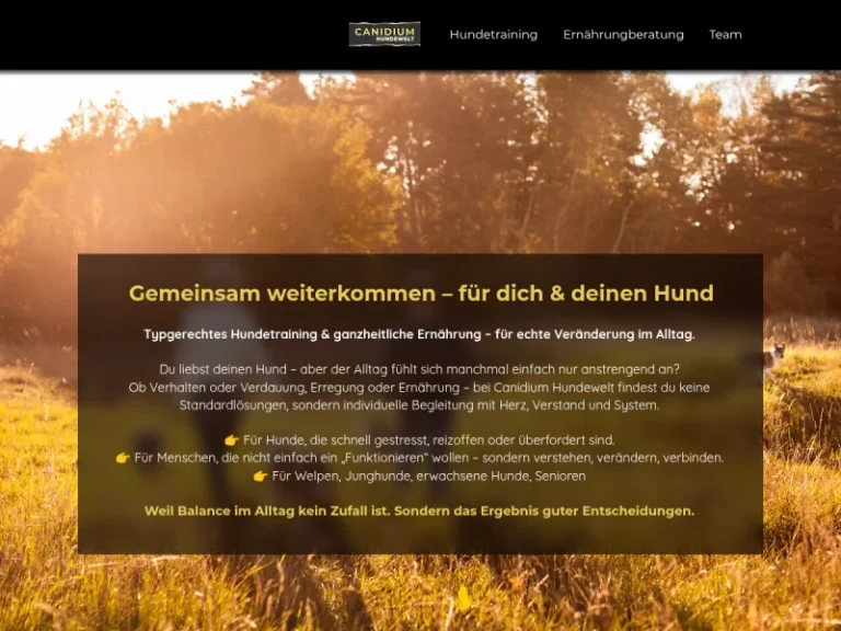 Canidium Hundetraining - Hundeschule in Nürnberg